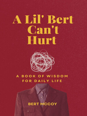 cover image of A Lil' Bert Can't Hurt